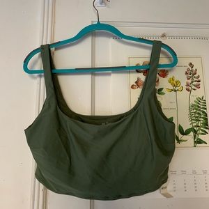 Aerie longline scoop bikini top